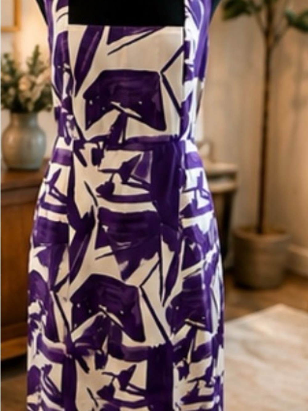 Alice + Olivia Purple Brushstroke Dress Size 10 NWT
